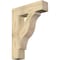 Ekena Millwork Funston Block Rough Sawn Bracket, Douglas Fir, 6"W x 26"D x 34"H BKT06X26X34FST05RDF - alternate 1